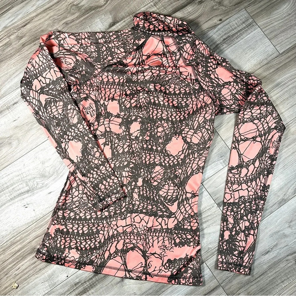 Nike Pro Dri Fit Stay Warm, Cook Pattern Quarter Zip - Picture 4 of 6